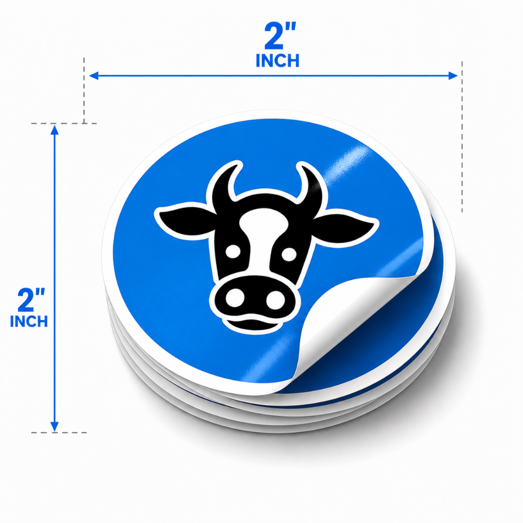 Circle Vinyl Stickers