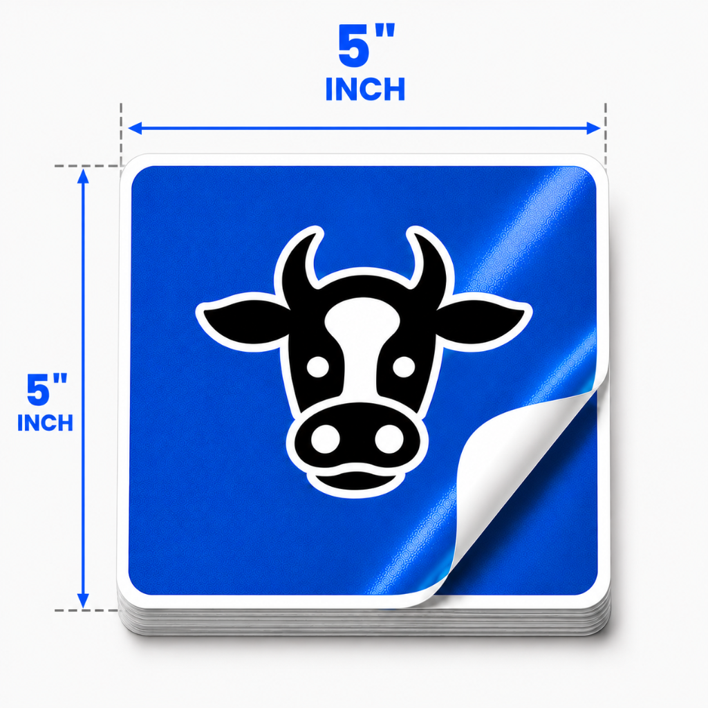Rounded Corner Vinyl Stickers