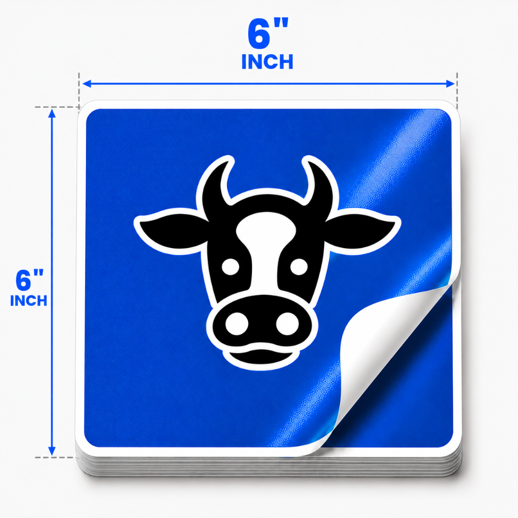 Rounded Corner Vinyl Stickers
